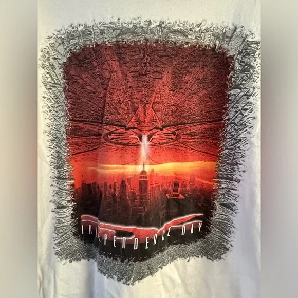 Vintage | Shirts | Vintage 9s Independence Day Movie Promo Tee